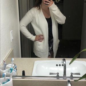 Lucky brand white cardigan